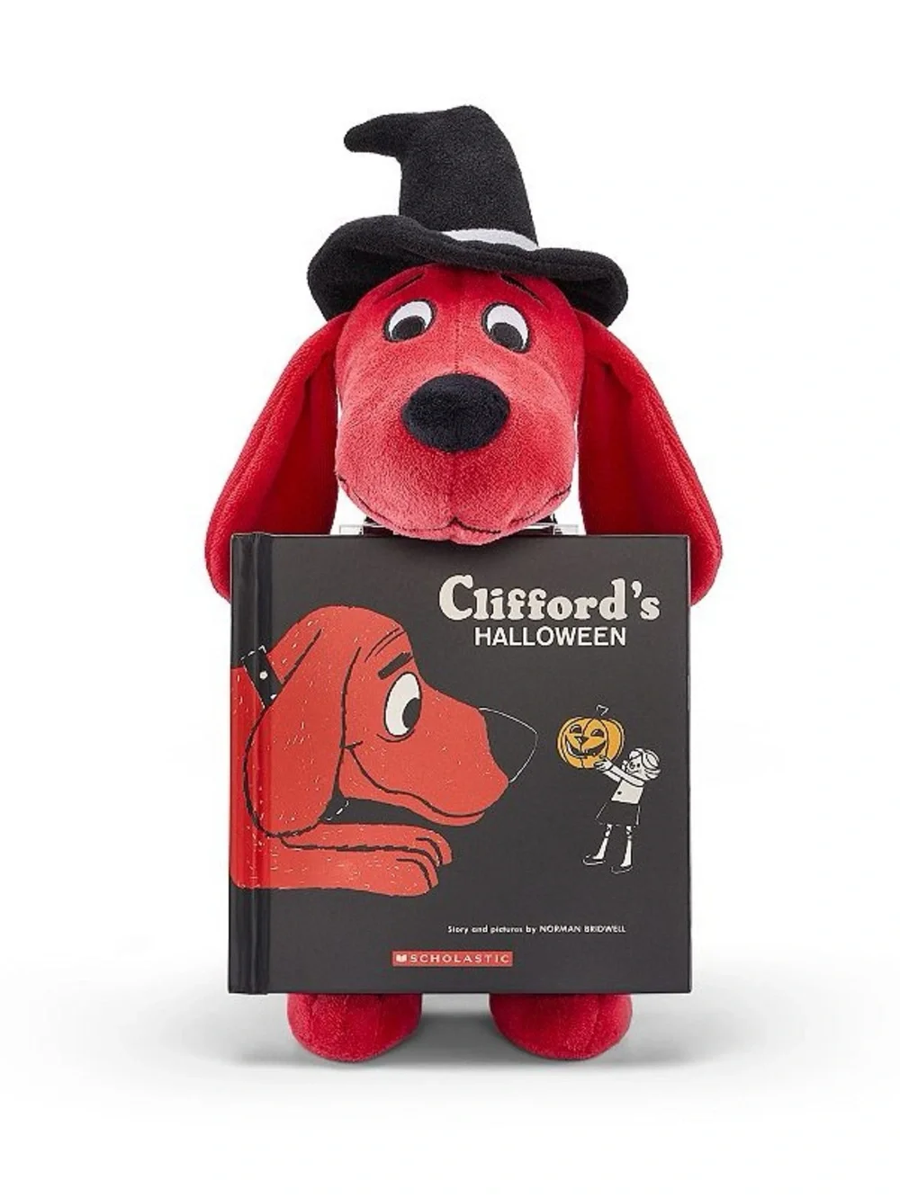 NWT Clifford Halloween Plush Toy and Book Bundle